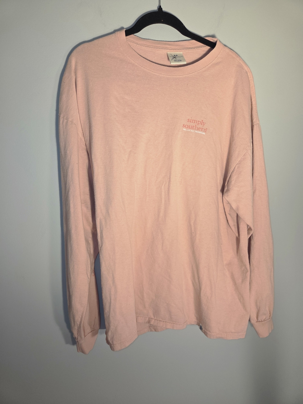 Simply Southern  Long Sleeve Tee - Light Pink